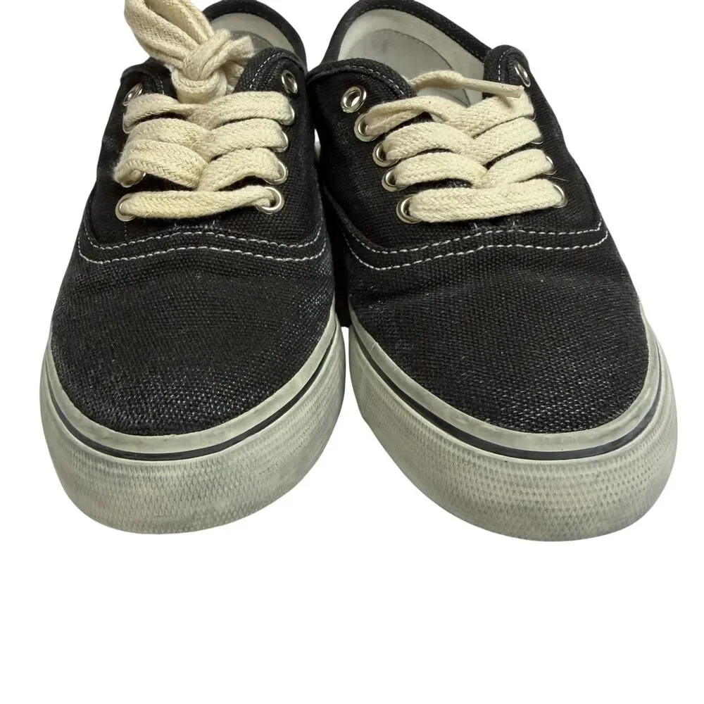 Re/Done 70s Low Top Skate Sneakers Shoes Women Faded Black 37 US 6.5
